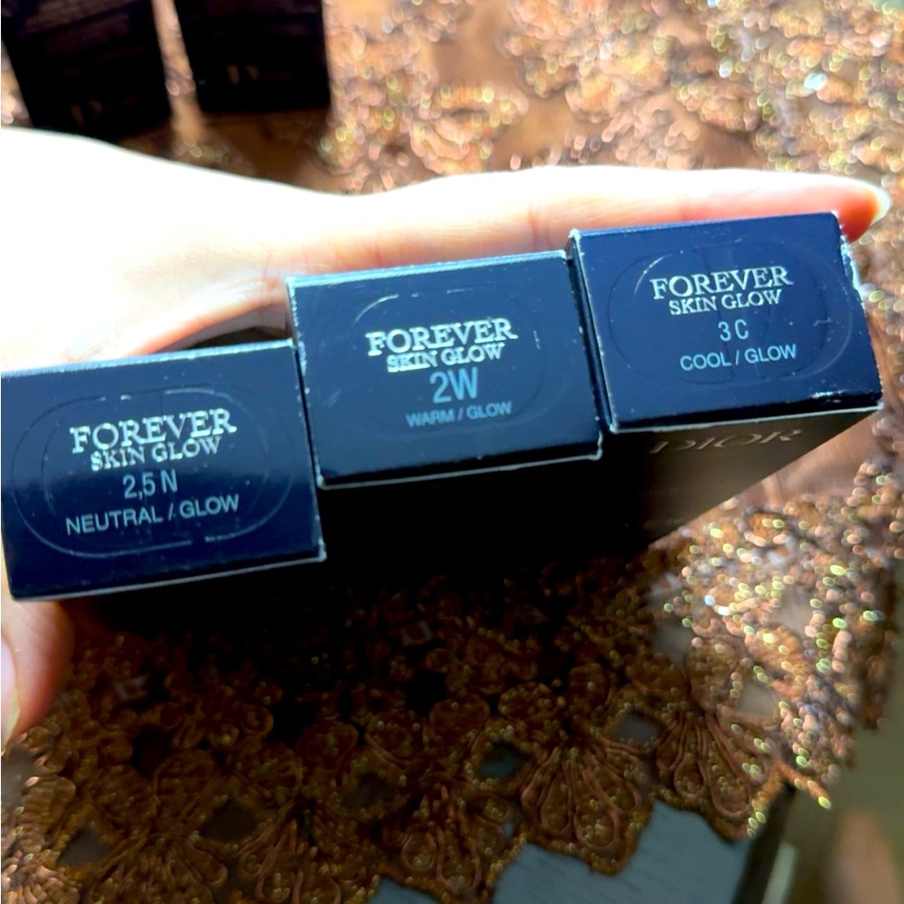 Dior foundation skin glow 3 shades available